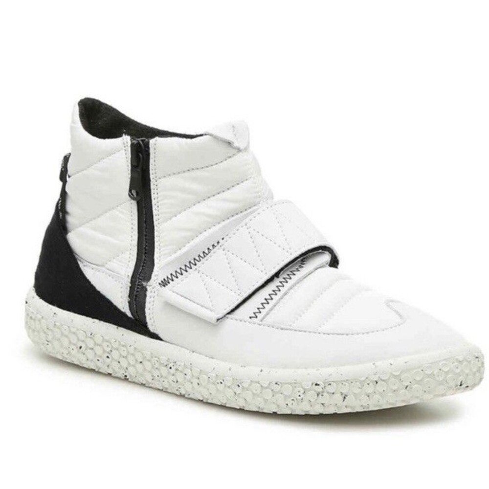 OXS O.X.S. Top Sneakers Ankle Flat Boots White Italy 6.5